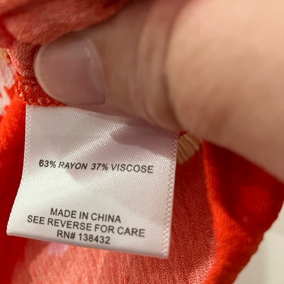 Modcloth 1x Floral Crop Tie Blouse - Picture 4 of 5